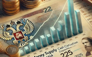 Денежная масса М2 в России: первое снижение за восемь месяцев – тренд или сезонность?