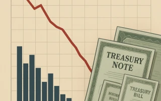 Минфин США сбавляет обороты: активность на долговом рынке в первом квартале 2025 резко снизилась