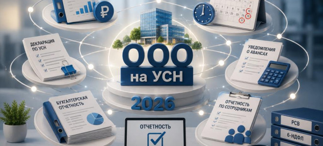 Отчетность ООО на УСН в 2026 году