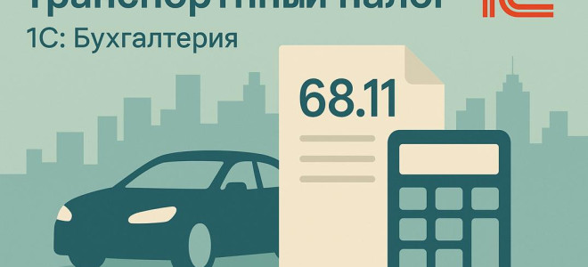 Транспортный налог в 1С Бухгалтерия: расчёт, начисление и проверка в учёте