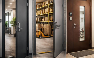 Металлические двери в коммерческих помещениях: офис, склад, подъезд — разные задачи и разные решения