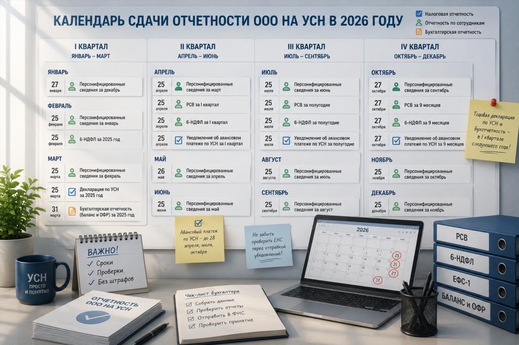 Календарь сдачи отчетности